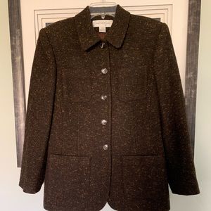 Vintage Jones New York Tweed Winter Coat